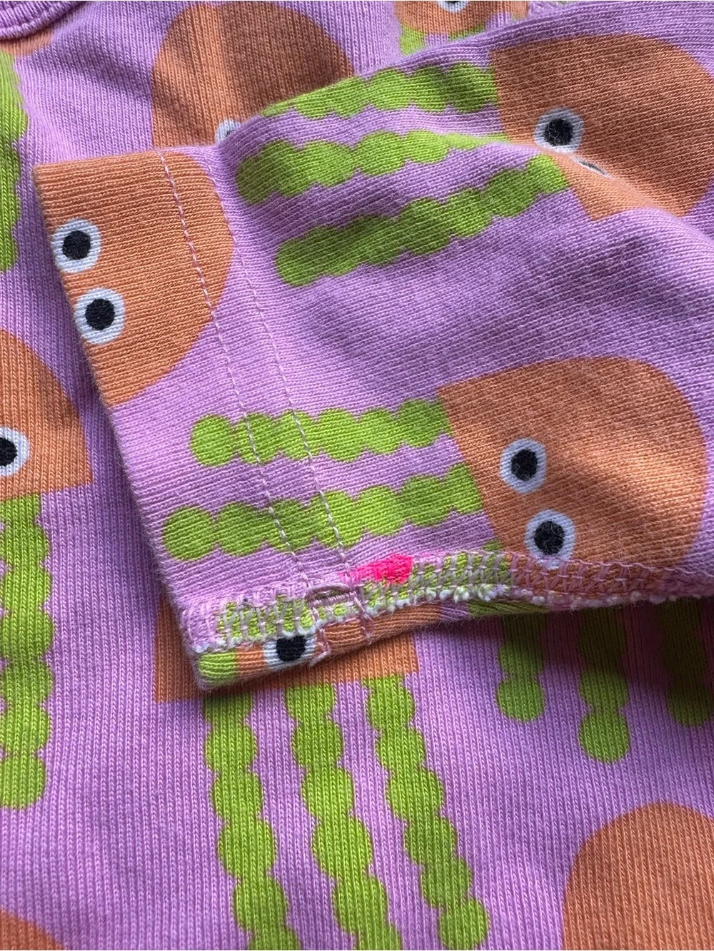 Hanna Andersson Pink Jellyfish Pajama Set with Green Tentacles